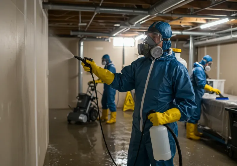 Basement Sanitization and Antimicrobial Treatment process in Toquerville, UT